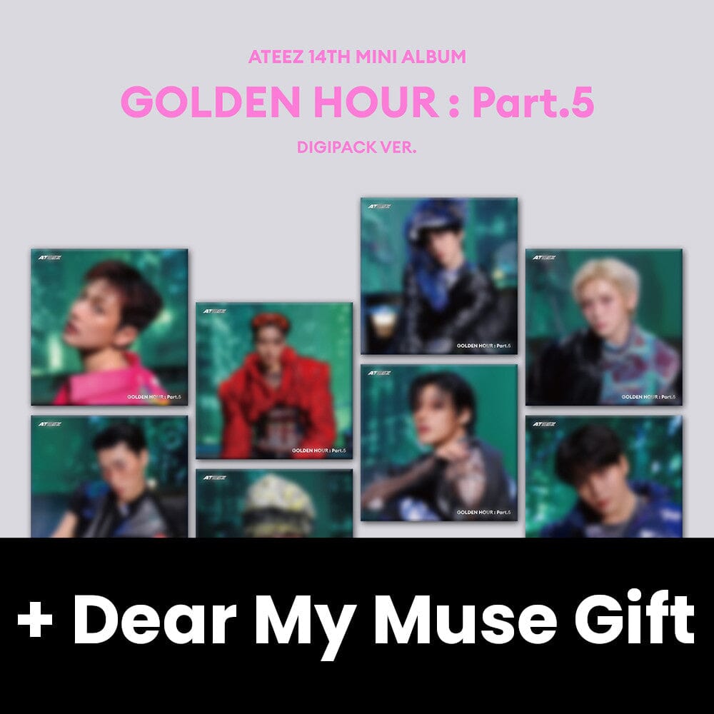 ATEEZ アチズ　GOLDEN HOUR : Part.5　DIGIPACK ATEEZ - GOLDEN HOUR : PART.5 (DIGIPACK VER.) + Dear My Muse Gift