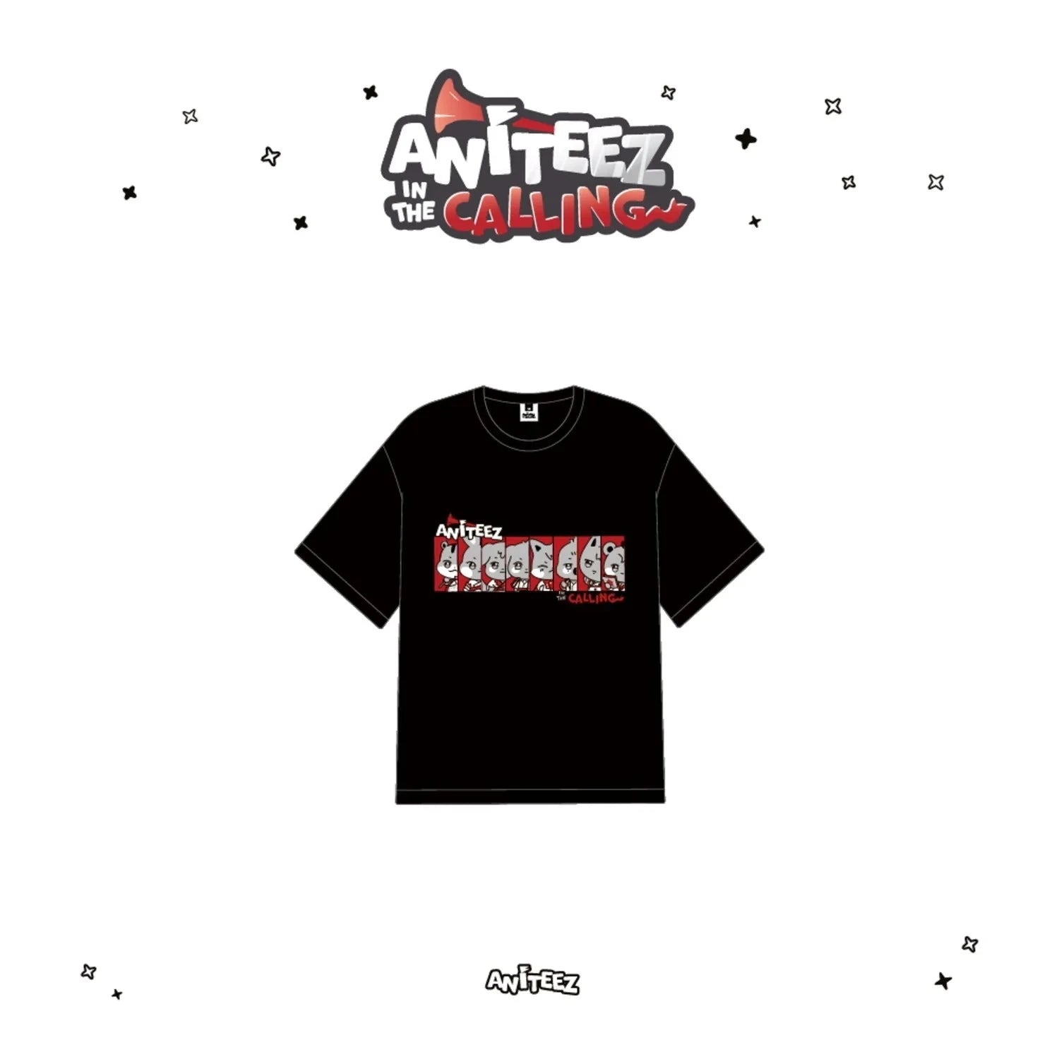 ATEEZ - T-SHIRTS (ANITEEZ IN THE CALLING OFFICIAL MD) Nolae