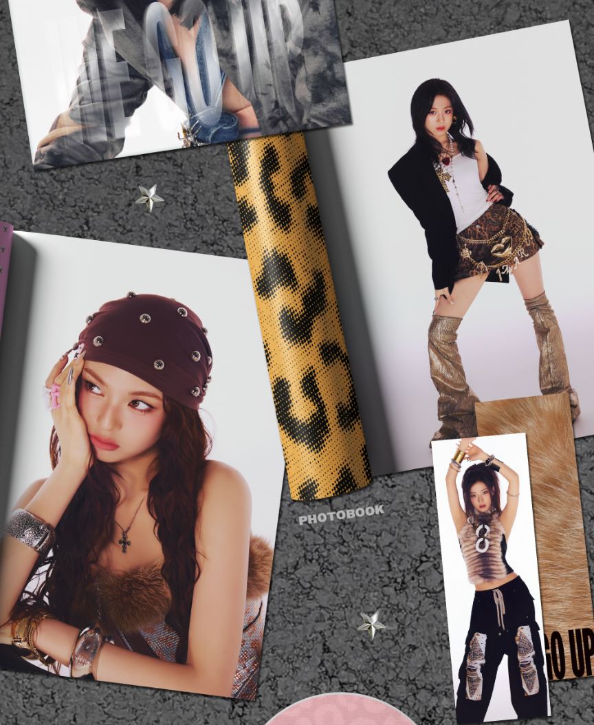 BABYMONSTER - WE GO UP (PATTERN VER.) + Weverse Gift Nolae