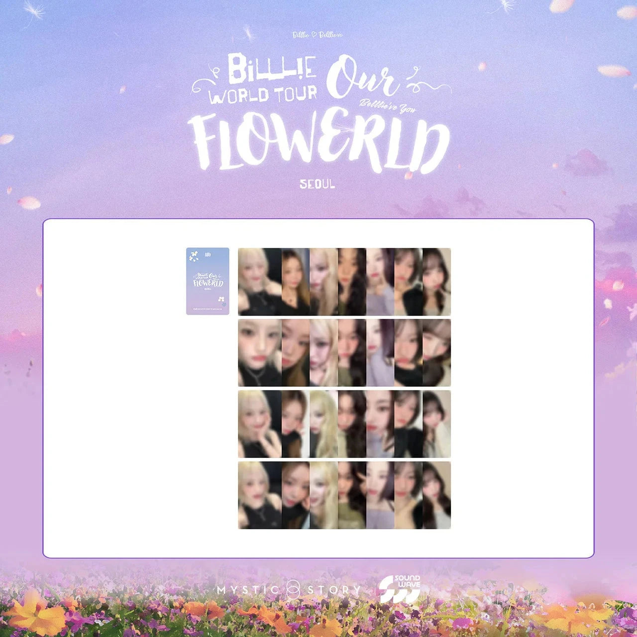 BILLLIE - RANDOM TRADING PHOTOCARD SET (WORLD TOUR 'OUR FLOWERLD IN SEOUL') Nolae