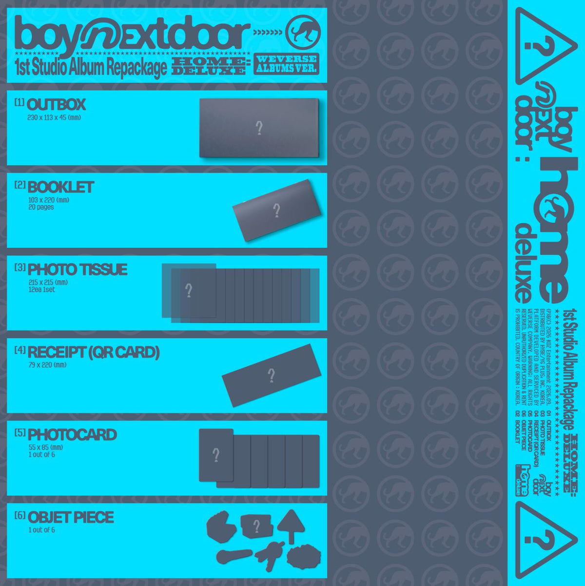 BOYNEXTDOOR - HOME : DELUXE (WEVERSE ALBUMS VER.) Nolae