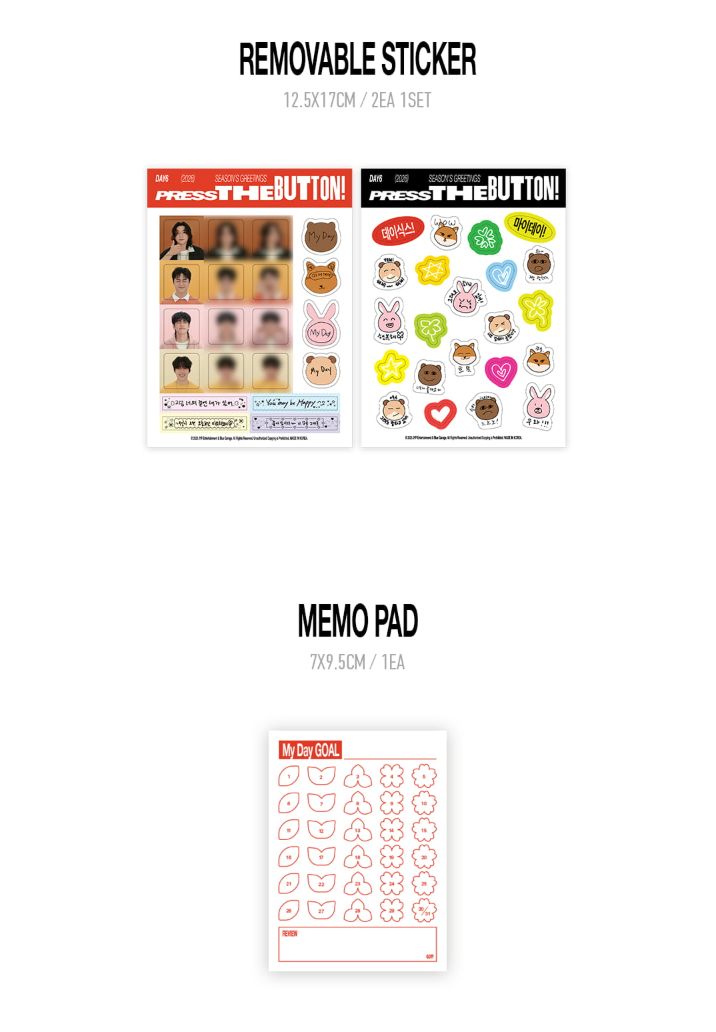 DAY6 - 2026 SEASON'S GREETINGS (PRESS THE BUTTON) + Special Photocard Set Nolae