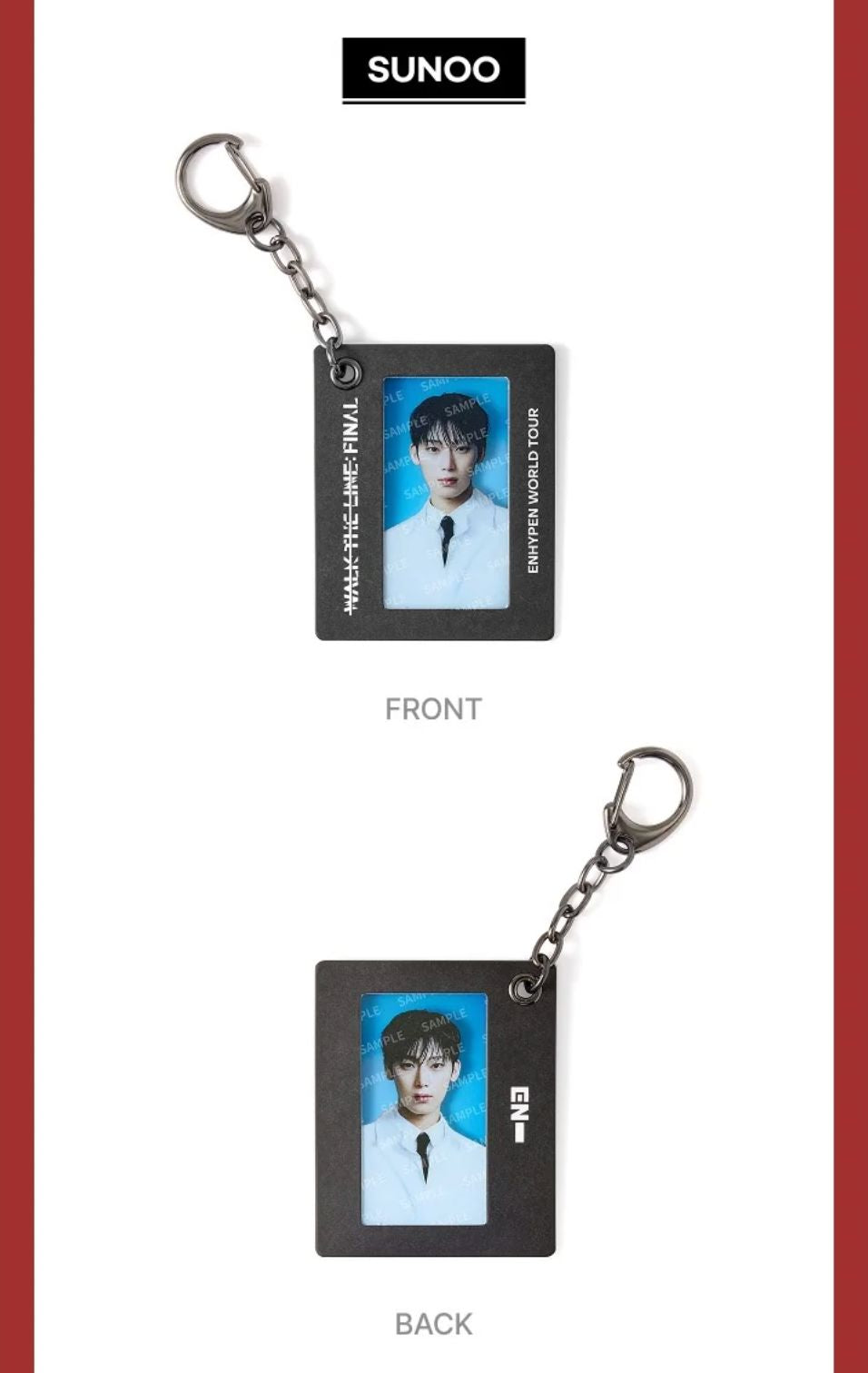ENHYPEN - FILM FRAME KEYRING (WALK THE LINE : FINAL WORLD TOUR OFFICIAL MD) Nolae