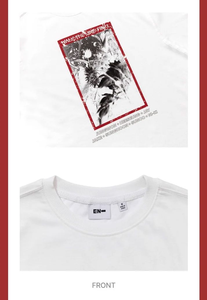 ENHYPEN - T-SHIRTS & HOODIE (WALK THE LINE : FINAL WORLD TOUR OFFICIAL MD) Nolae