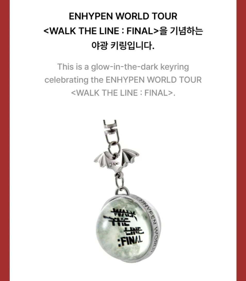 ENHYPEN - WALK THE LINE : FINAL WORLD TOUR OFFICIAL MD Nolae