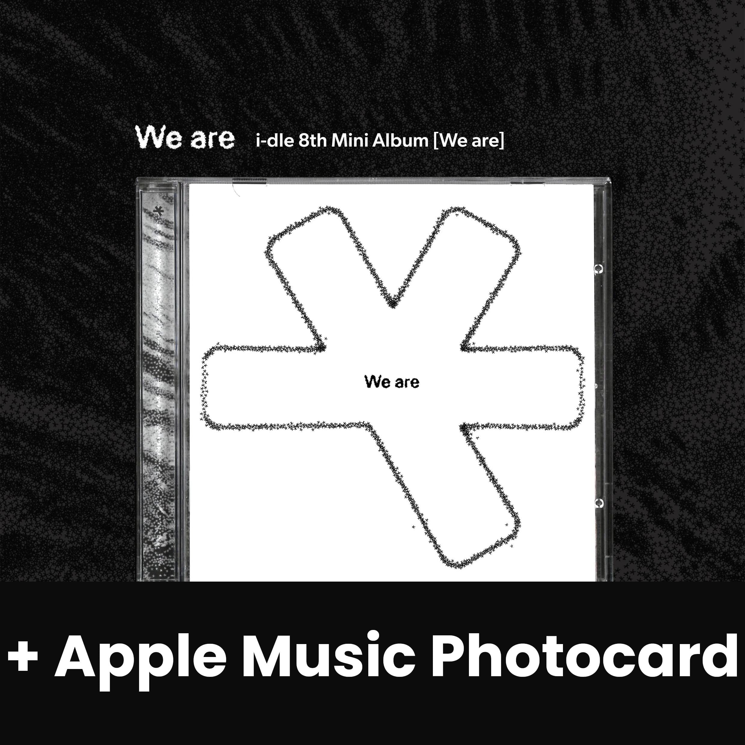 I-DLE - WE ARE (SPECIAL JEWEL VER.) + Apple Music Photocard Nolae