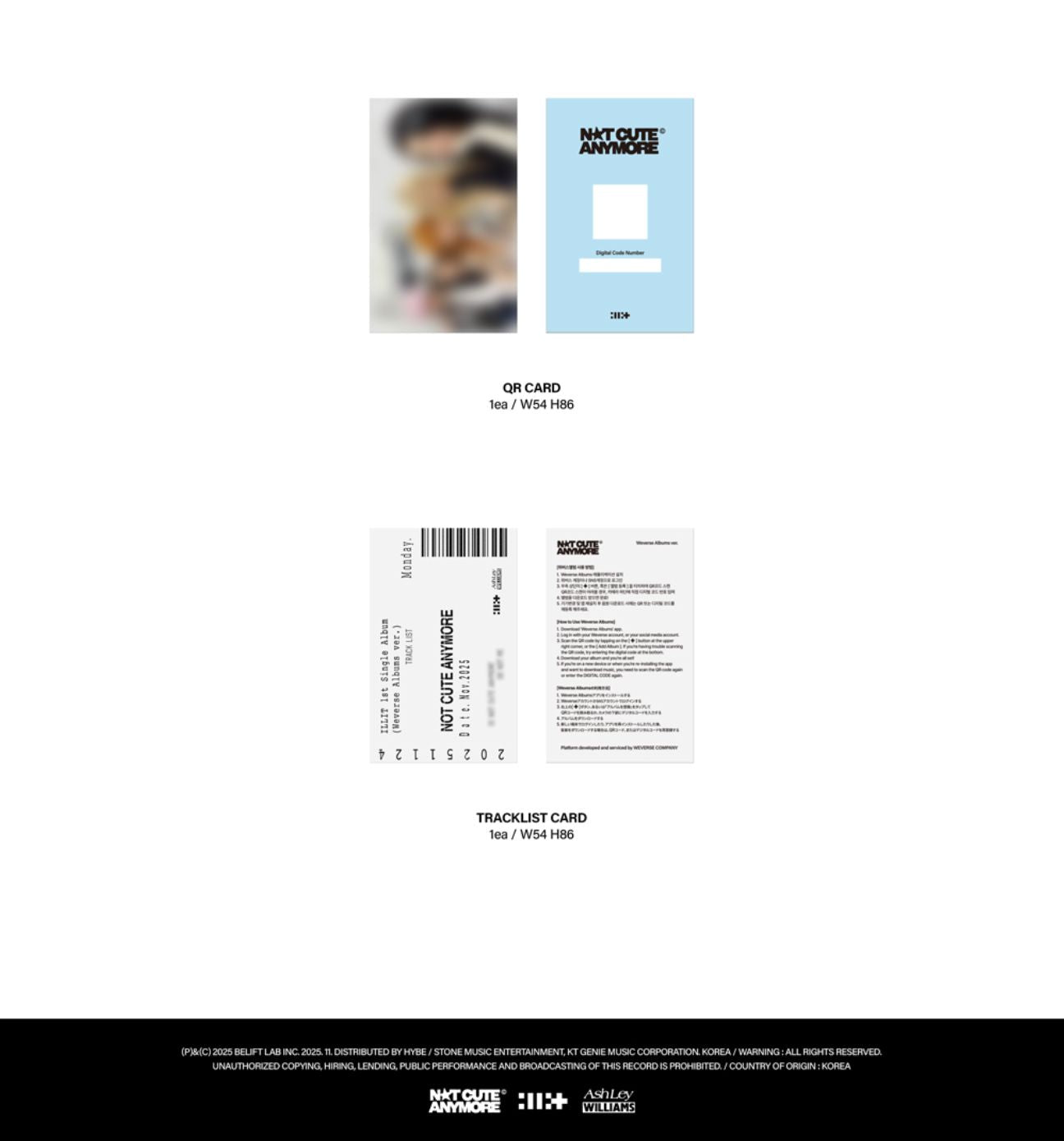 ILLIT - NOT CUTE ANYMORE (WEVERSE ALBUMS VER.) Nolae
