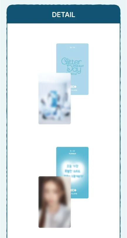 ILLIT - TRADING CARD ('2025 GLITTER DAY IN SEOUL' OFFICIAL MD) Nolae