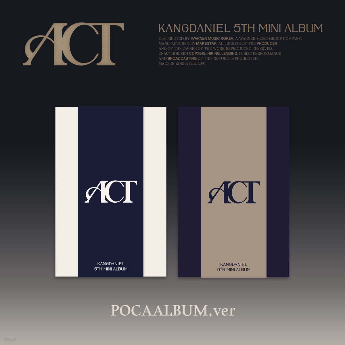 KANG DANIEL - ACT (POCA ALBUM VER.)