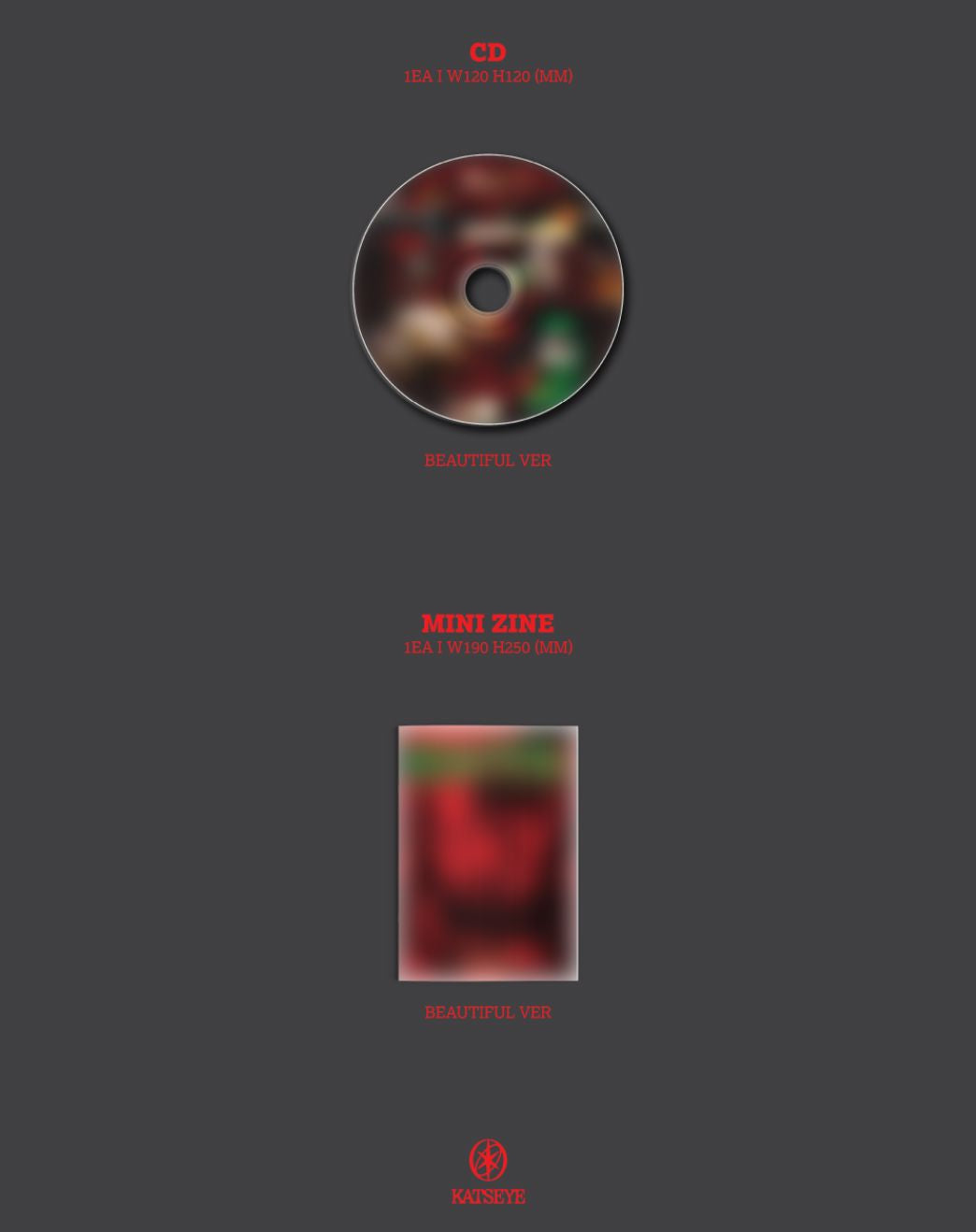 KATSEYE - BEAUTIFUL CHAOS + Soundwave Photocard Nolae