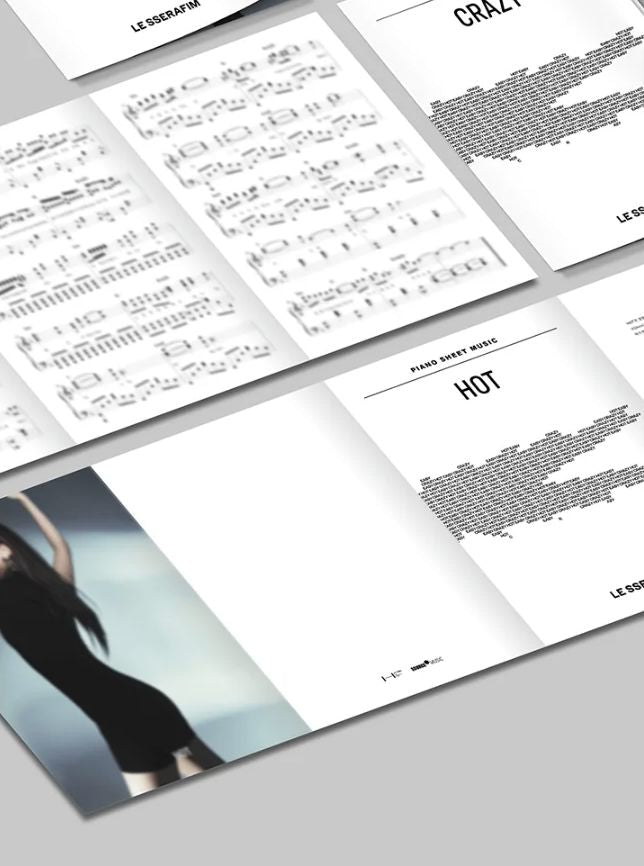LE SSERAFIM - PIANO SHEET MUSIC : LE SSERAFIM (PACKAGE) Nolae