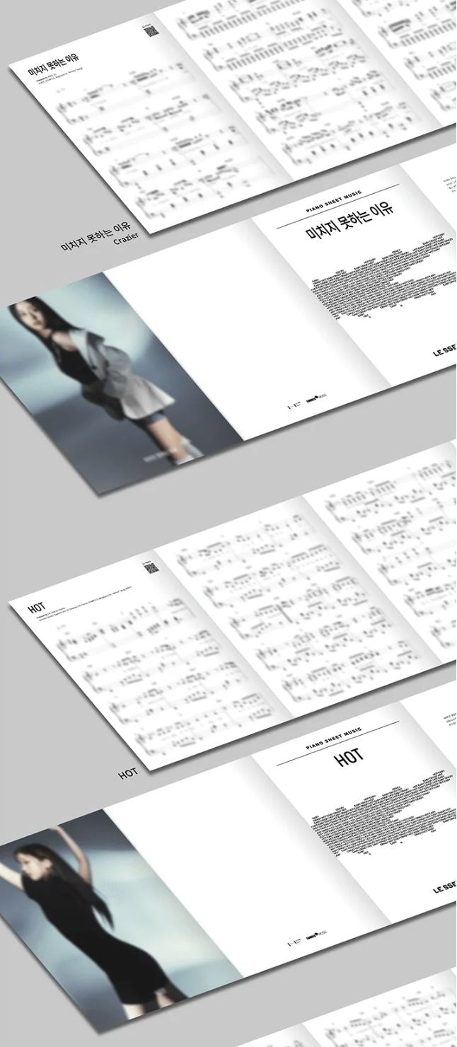 LE SSERAFIM - PIANO SHEET MUSIC : LE SSERAFIM (PACKAGE) Nolae