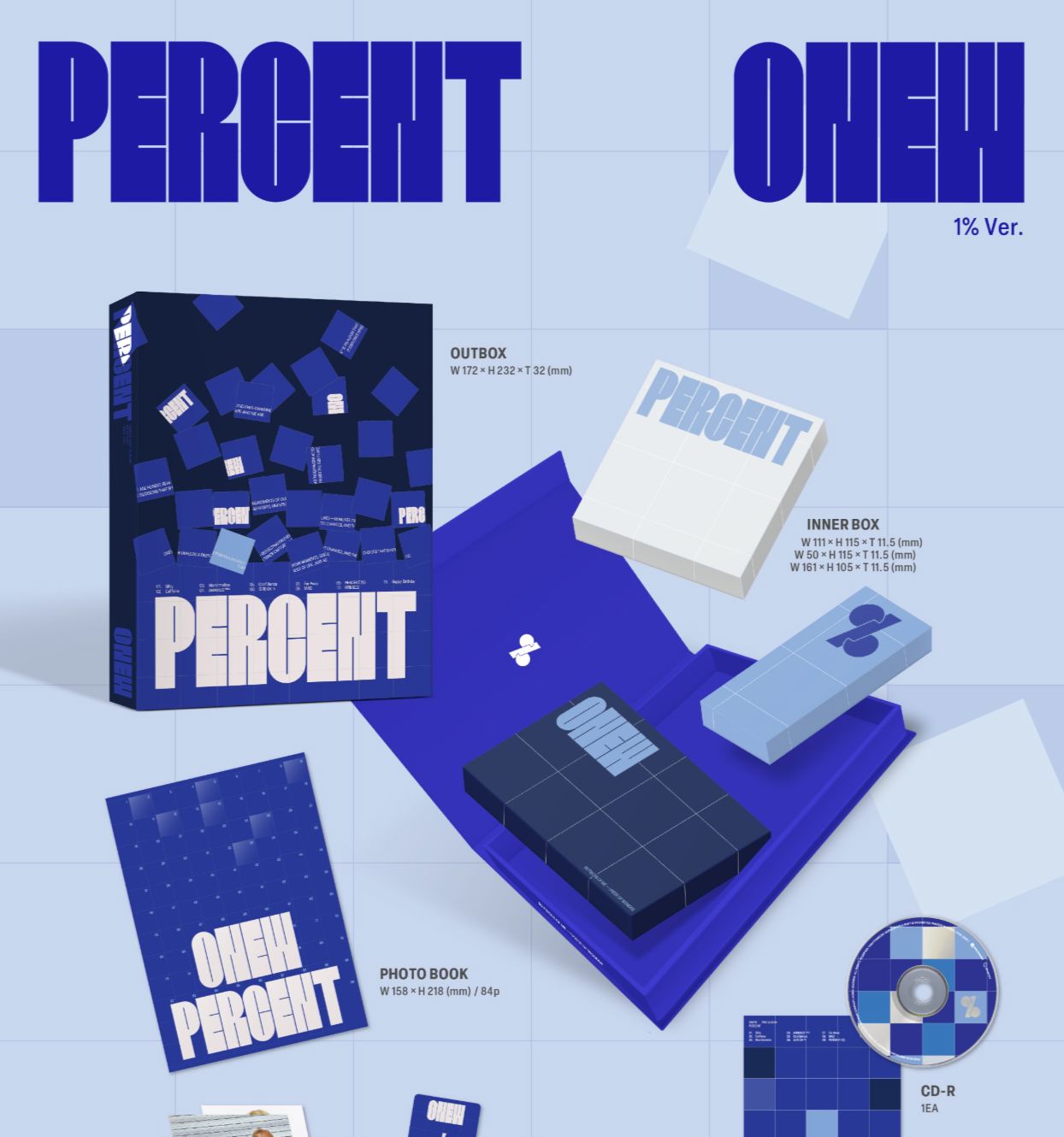 ONEW (SHINEE) - PERCENT (PHOTOBOOK VER.) Nolae