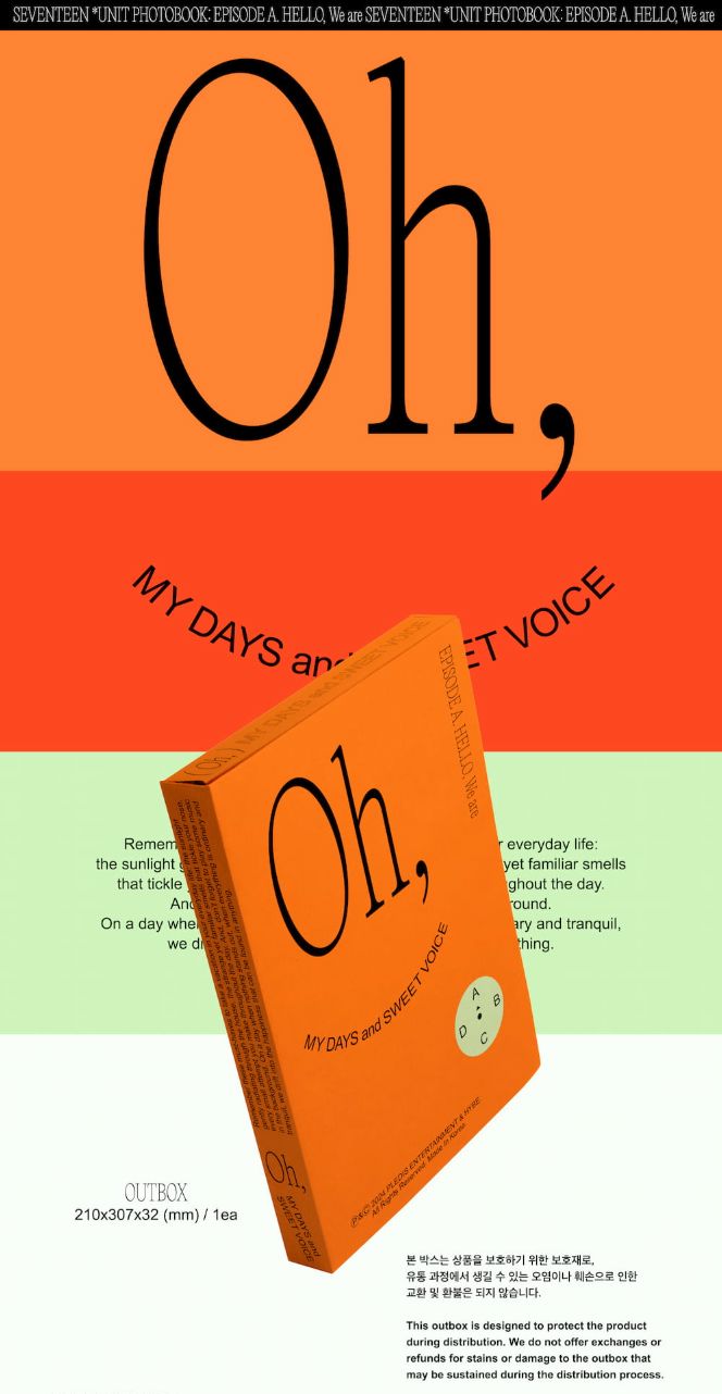 SEVENTEEN - UNIT PHOTOBOOK 'EPISODE A,B' SET + Weverse Gift Nolae