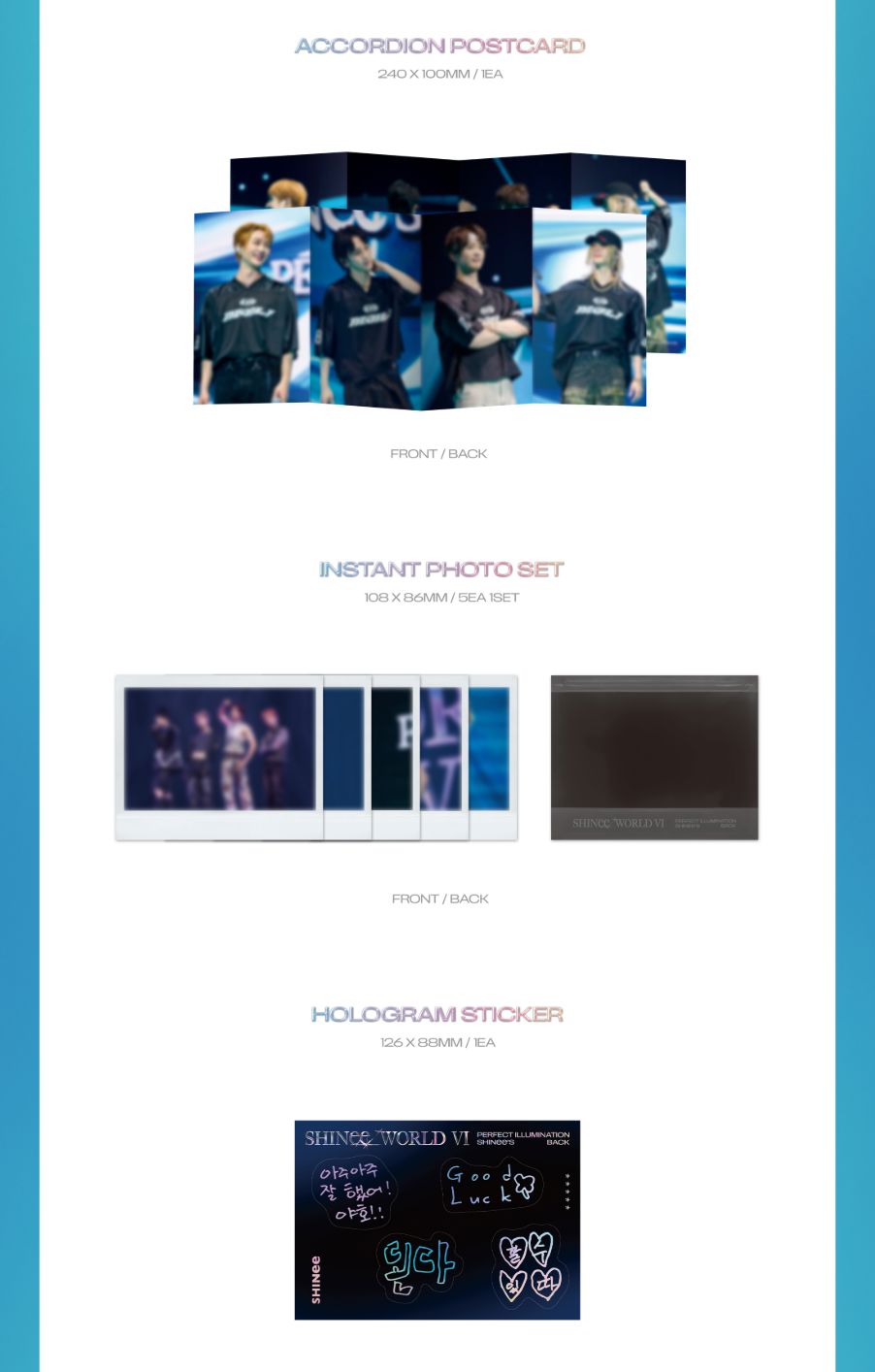 SHINEE - SHINEE WORLD VI : PERFECT ILLUMINATION SHINEE'S BACK (DVD & BLU-RAY) Nolae