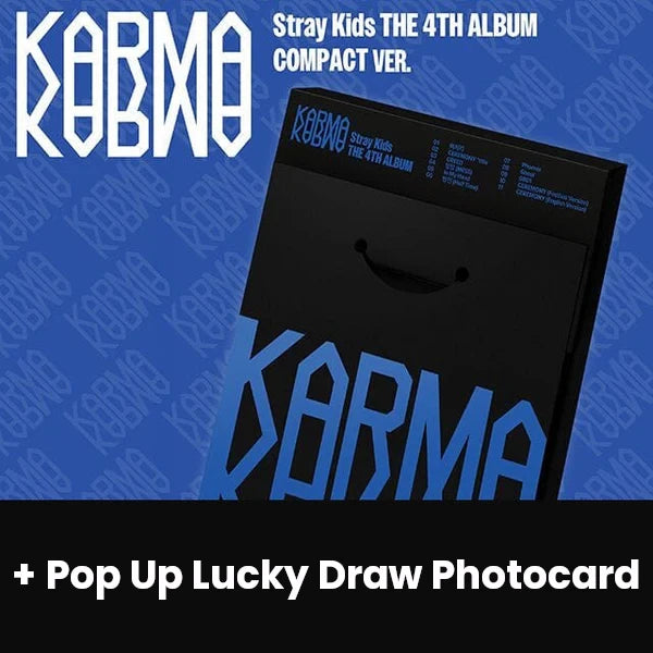 STRAY KIDS - KARMA (COMPACT VER.) + Pop Up Lucky Draw Soundwave Photocard