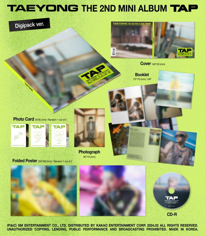 TAEYONG (NCT) - TAP (THE 2ND MINI ALBUM)