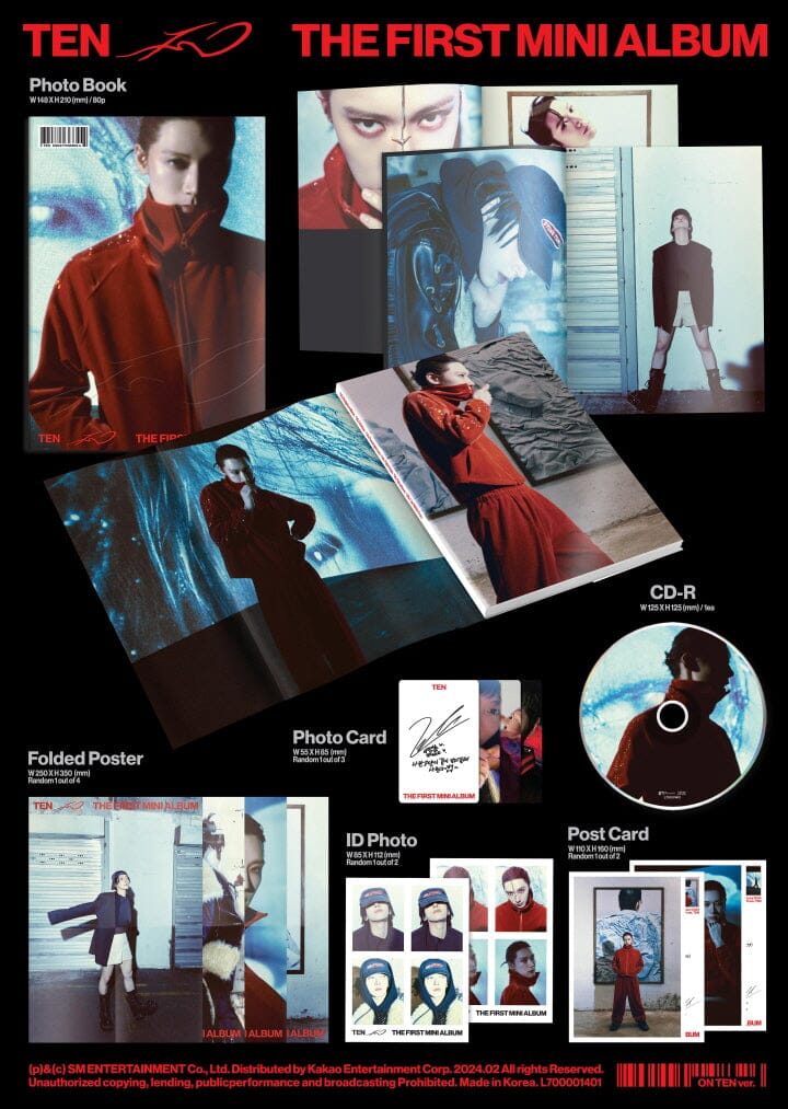 TEN (NCT) - TEN (THE 1ST MINI ALBUM) PHOTOBOOK VER.