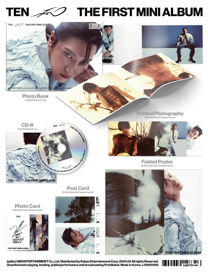TEN (NCT) - TEN (THE 1ST MINI ALBUM) PHOTOBOOK VER.