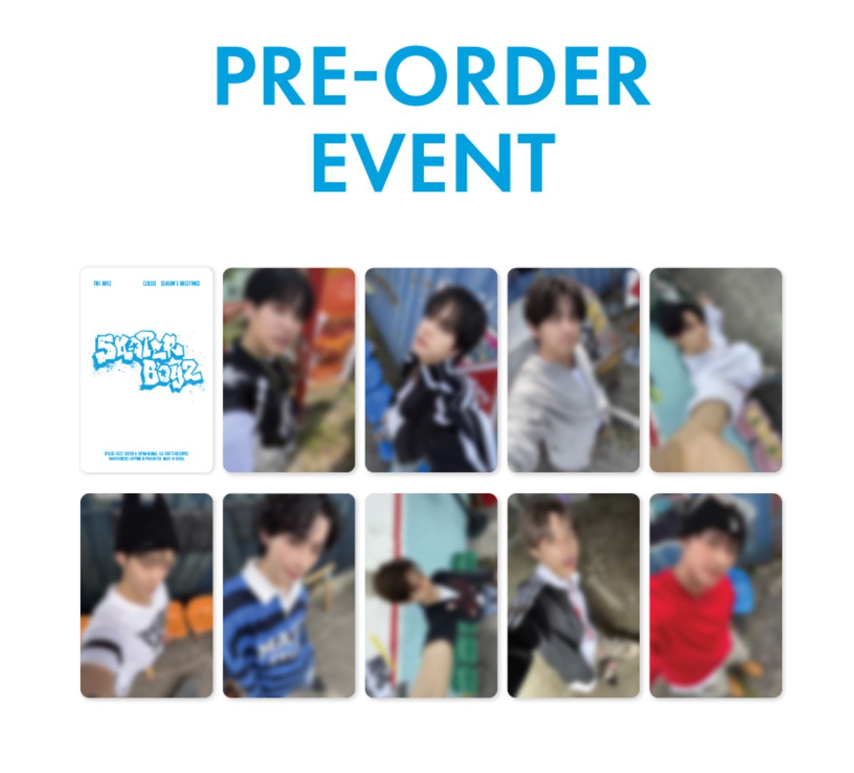 THE BOYZ - 2026 SEASON'S GREETINGS (SKATER BOYZ) + Extra Photocard Nolae