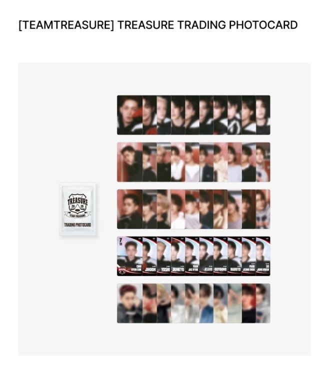 TREASURE - TRADING PHOTOCARD (2025 SEASON’S GREETINGS 'TEAMTREASURE')