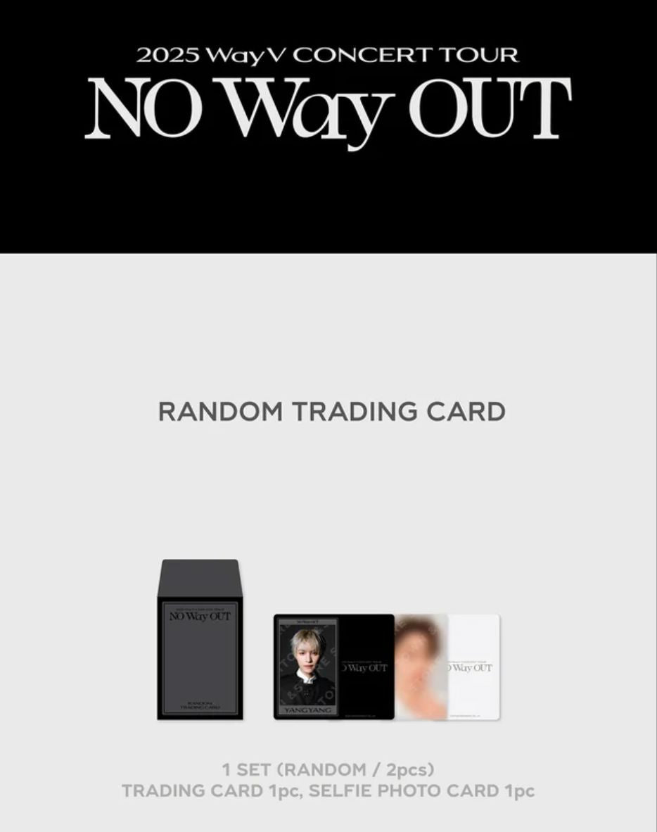 WAYV - RANDOM TRADING CARD (2025 CONCERT TOUR 'NO WAY OUT') Nolae