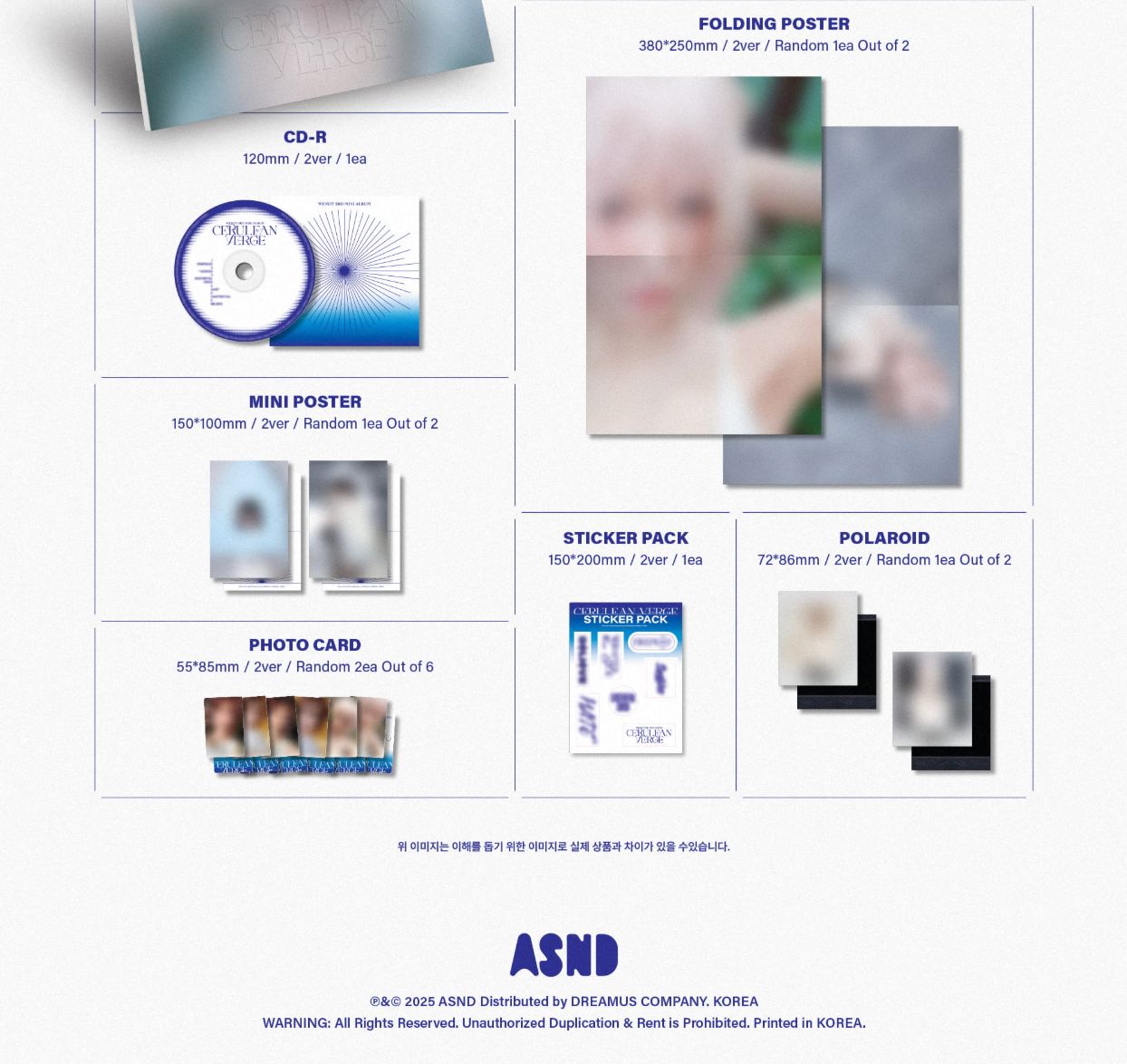 WENDY (RED VELVET) - CERULEAN VERGE (PHOTOBOOK VER.) Nolae