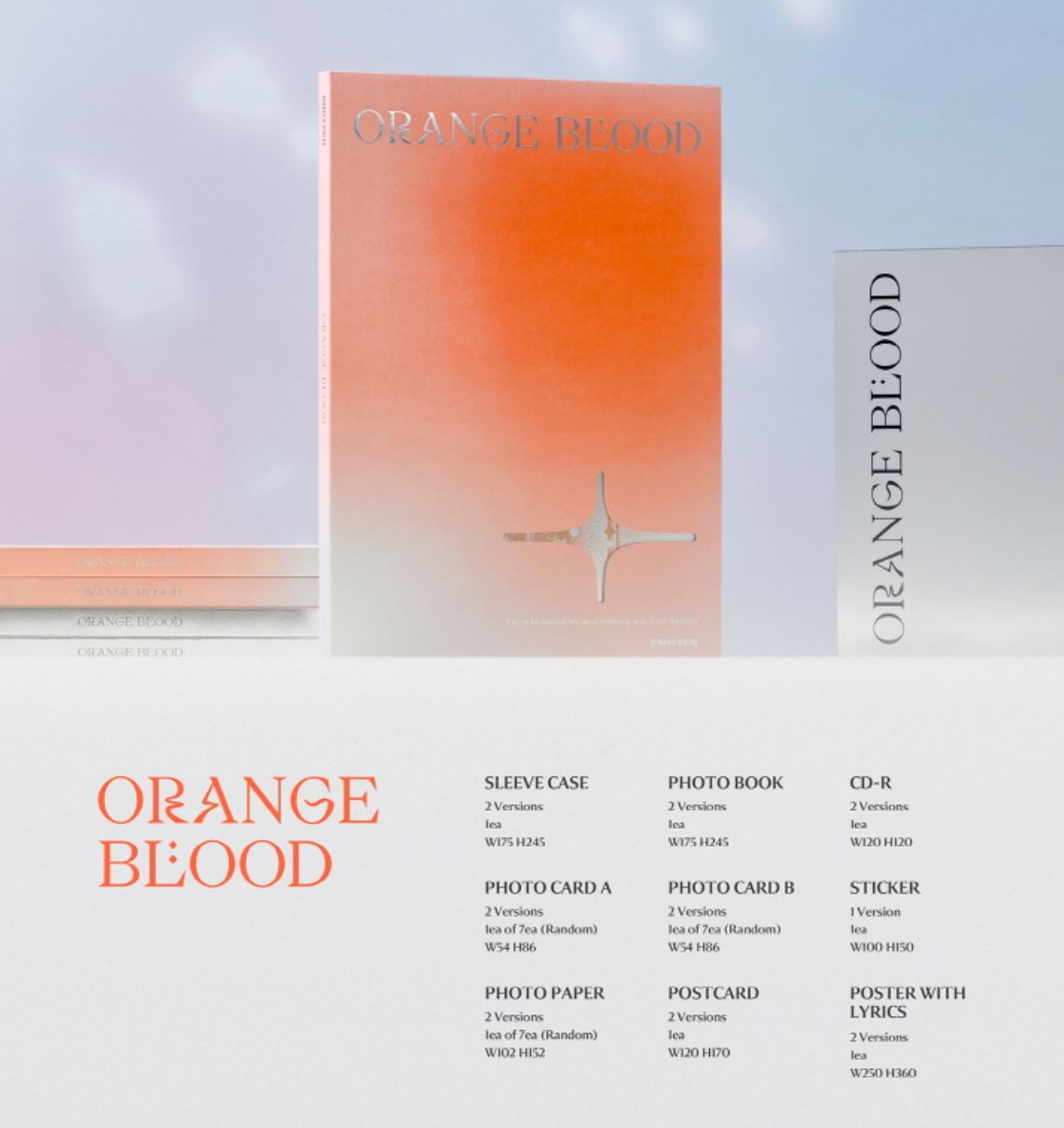 ENHYPEN - ORANGE BLOOD (5TH MINI ALBUM) STANDARD VER.
