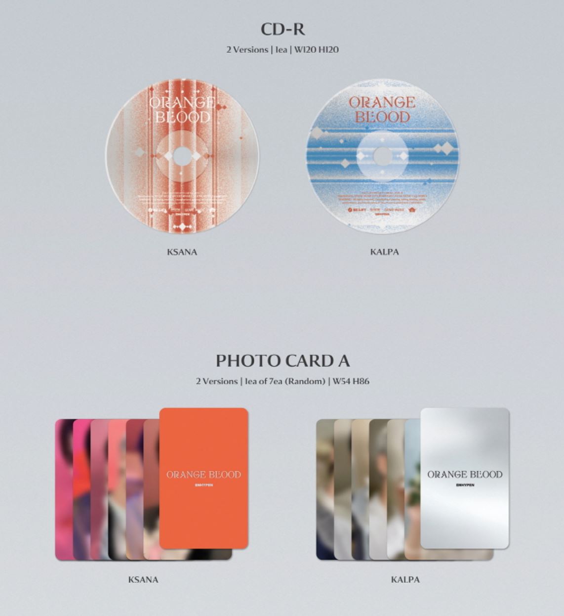 ENHYPEN - ORANGE BLOOD (5TH MINI ALBUM) STANDARD VER.