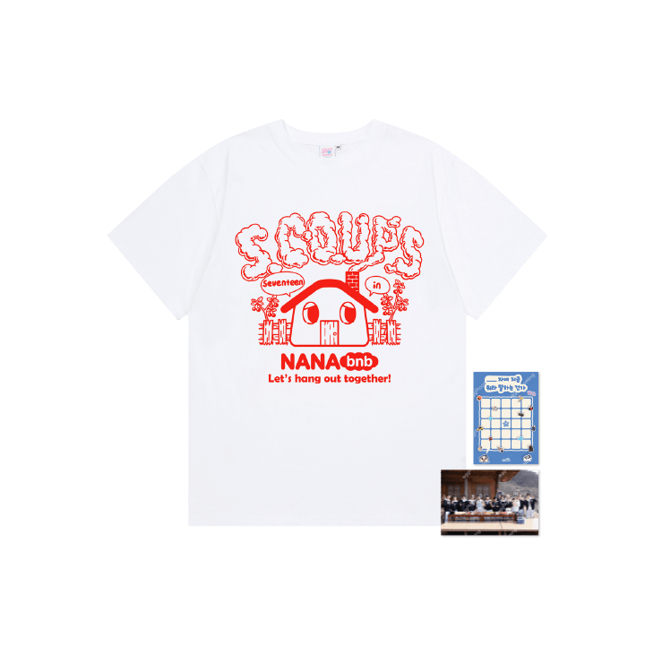 SEVENTEEN - T-SHIRT ('NANA BNB WITH SEVENTEEN' OFFICIAL MD)
