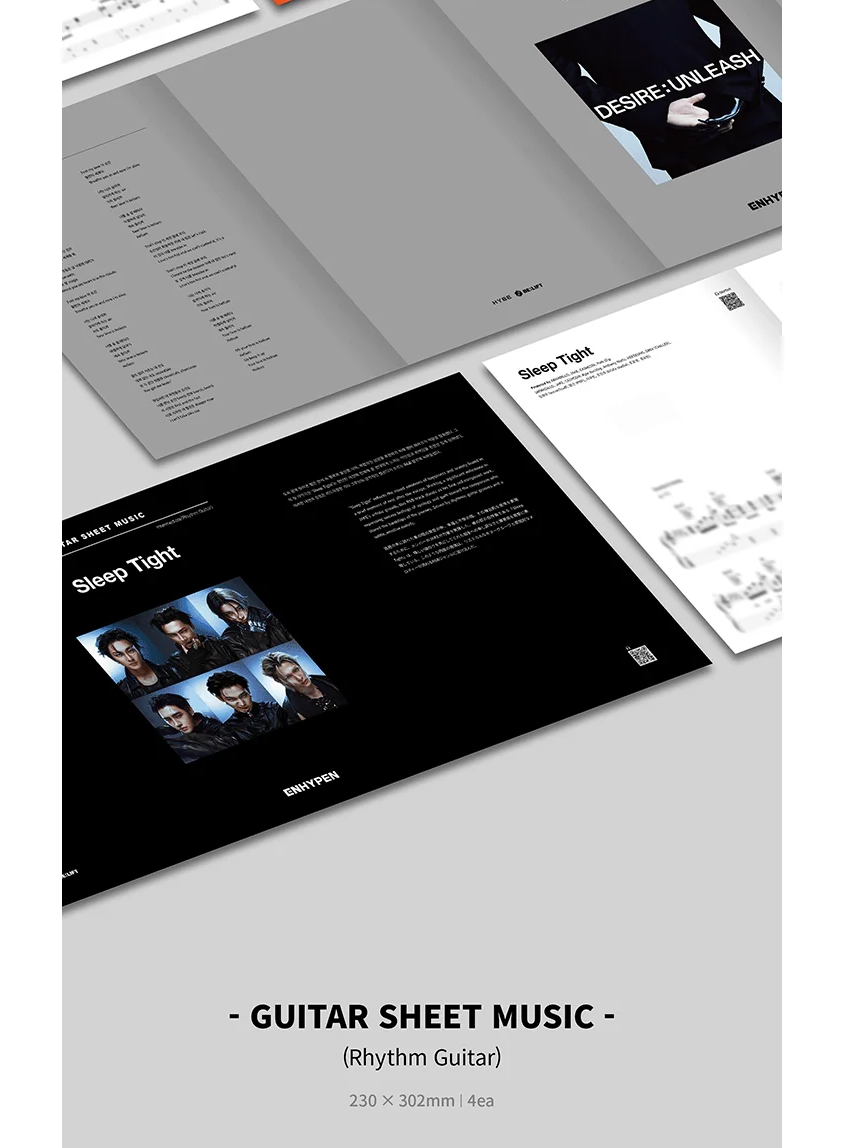 ENHYPEN - GUITAR SHEET MUSIC : ENHYPEN (PACKAGE)