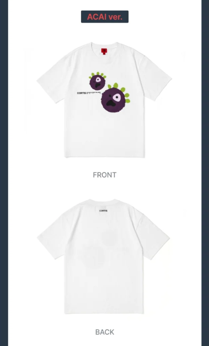 CORTIS - CORTIS BALL T-SHIRT ('26 CORTIS TOUR : PUT YOUR PHONE DOWN MD)