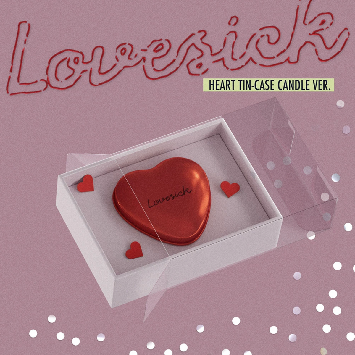CHAERYEONG (ITZY) - LOVESICK (HEART TIN-CASE CANDLE VER.)