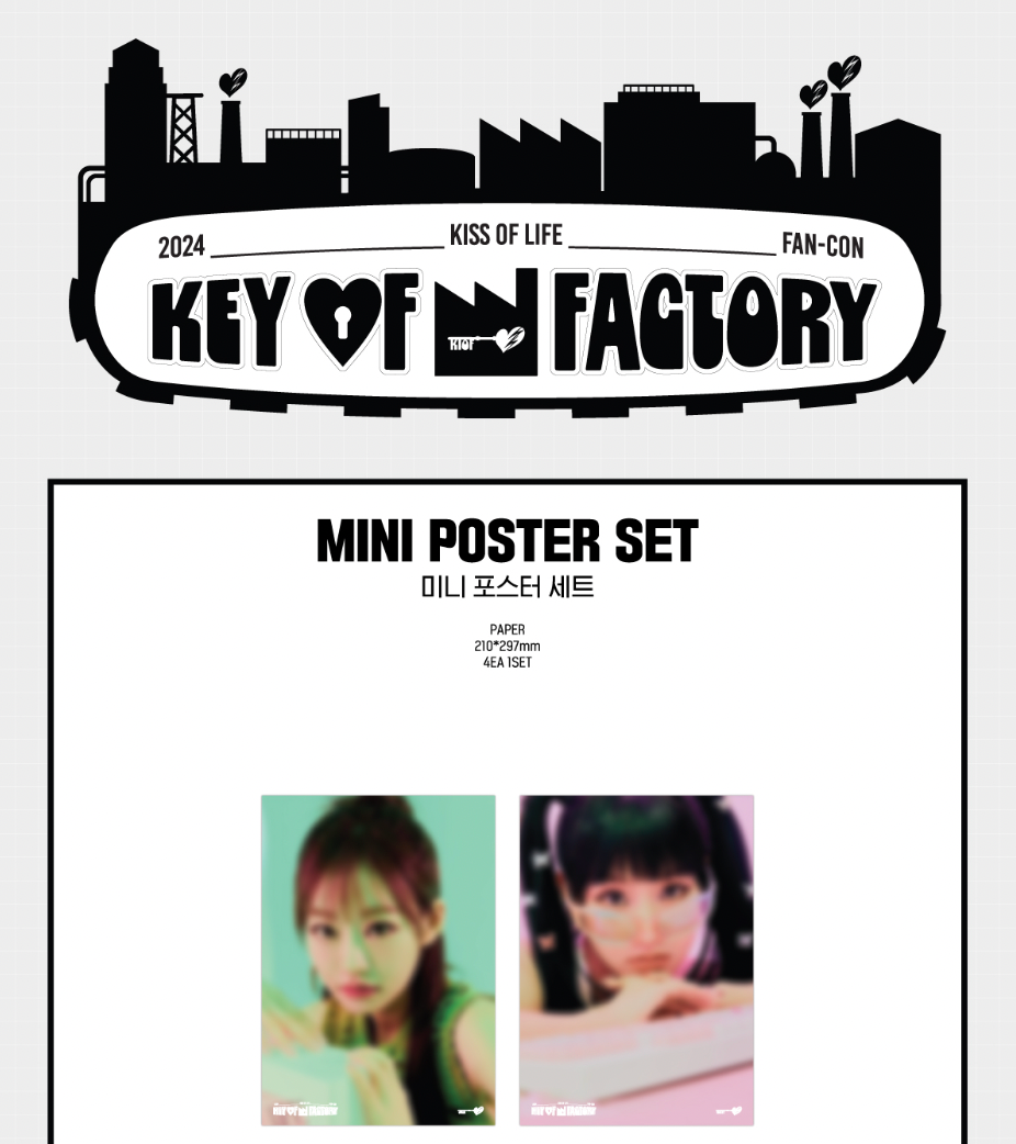 KISS OF LIFE - 2024 FAN-CON 'KEY OF FACTORY' MD 2