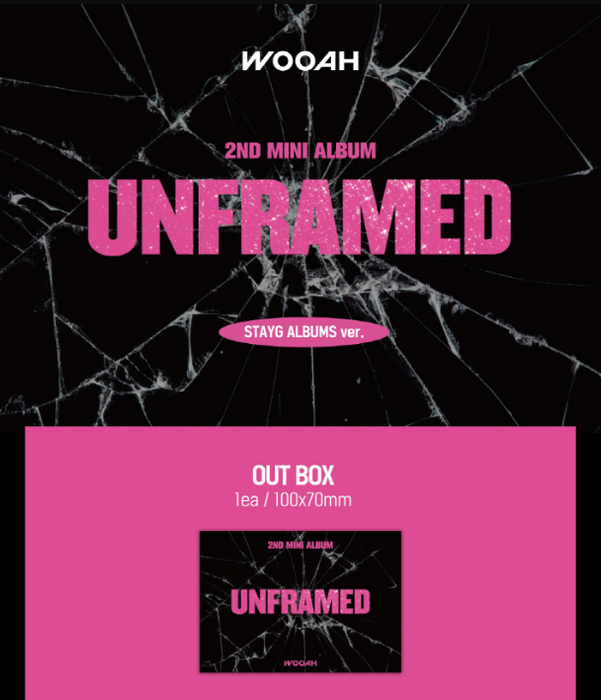 WOOAH - UNFRAMED (2ND MINI ALBUM) STAYG ALBUMS VER.