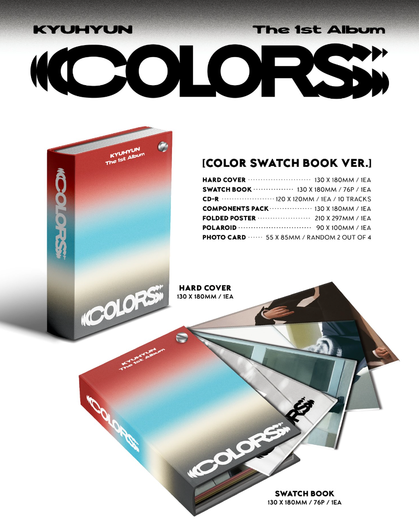 KYUHYUN - COLORS (COLOR SWATCH BOOK VER.)