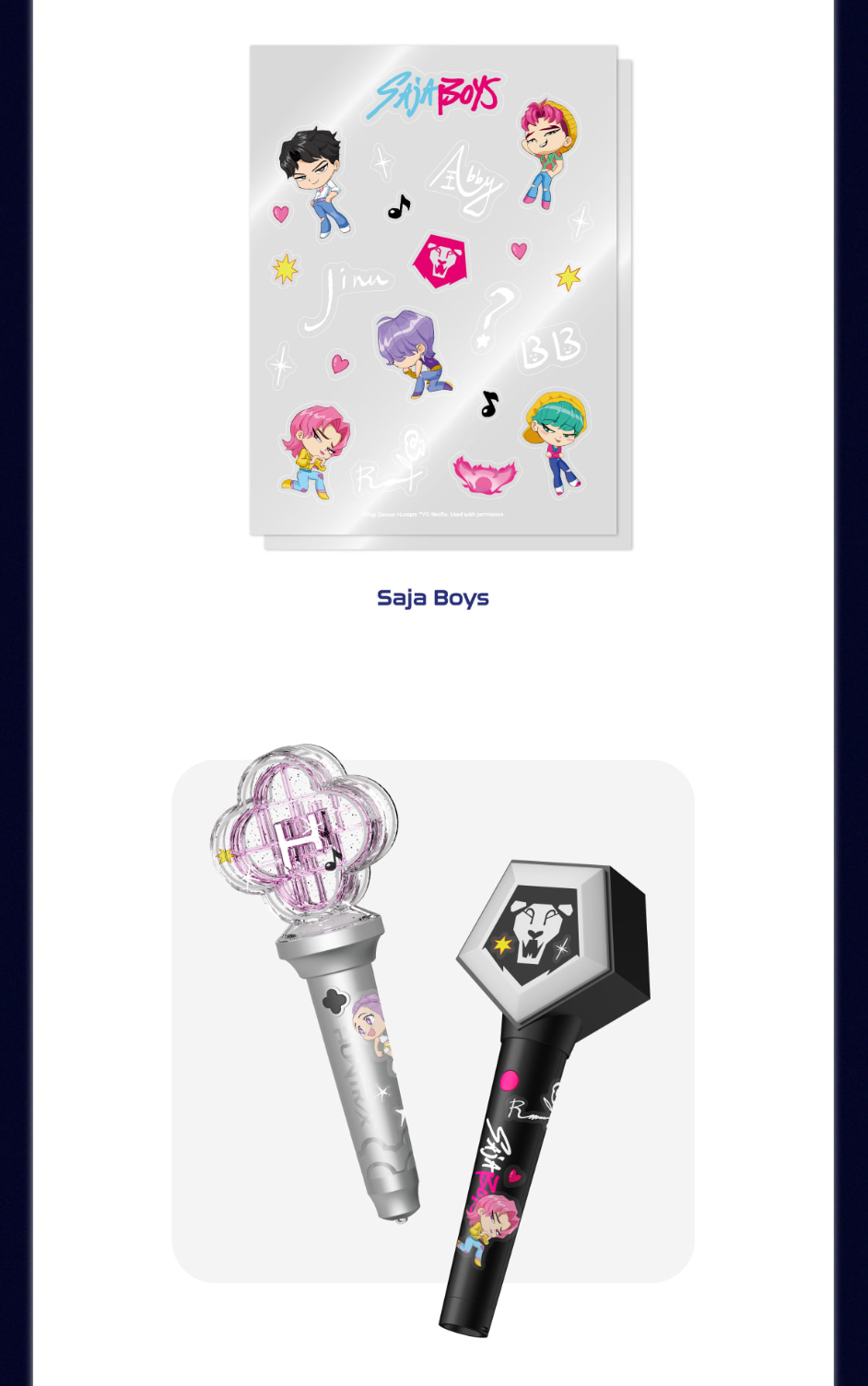 KPOP DEMON HUNTERS - OFFICIAL LIGHT STICK MD