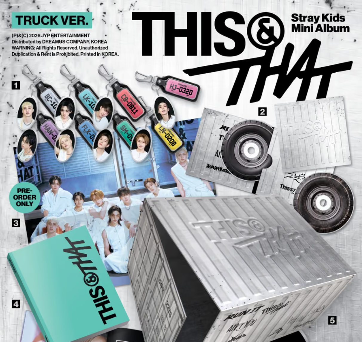 STRAY KIDS - THIS & THAT (TRUCK VER.) (LIMITED) + Apple Music Gift