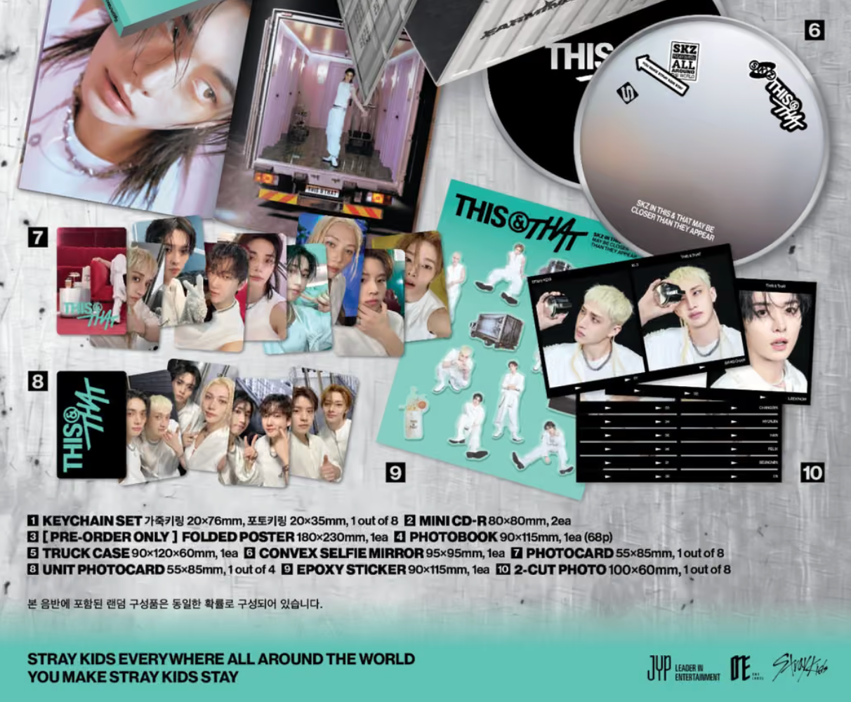 STRAY KIDS - THIS & THAT (TRUCK VER.) (LIMITED) + Apple Music Gift