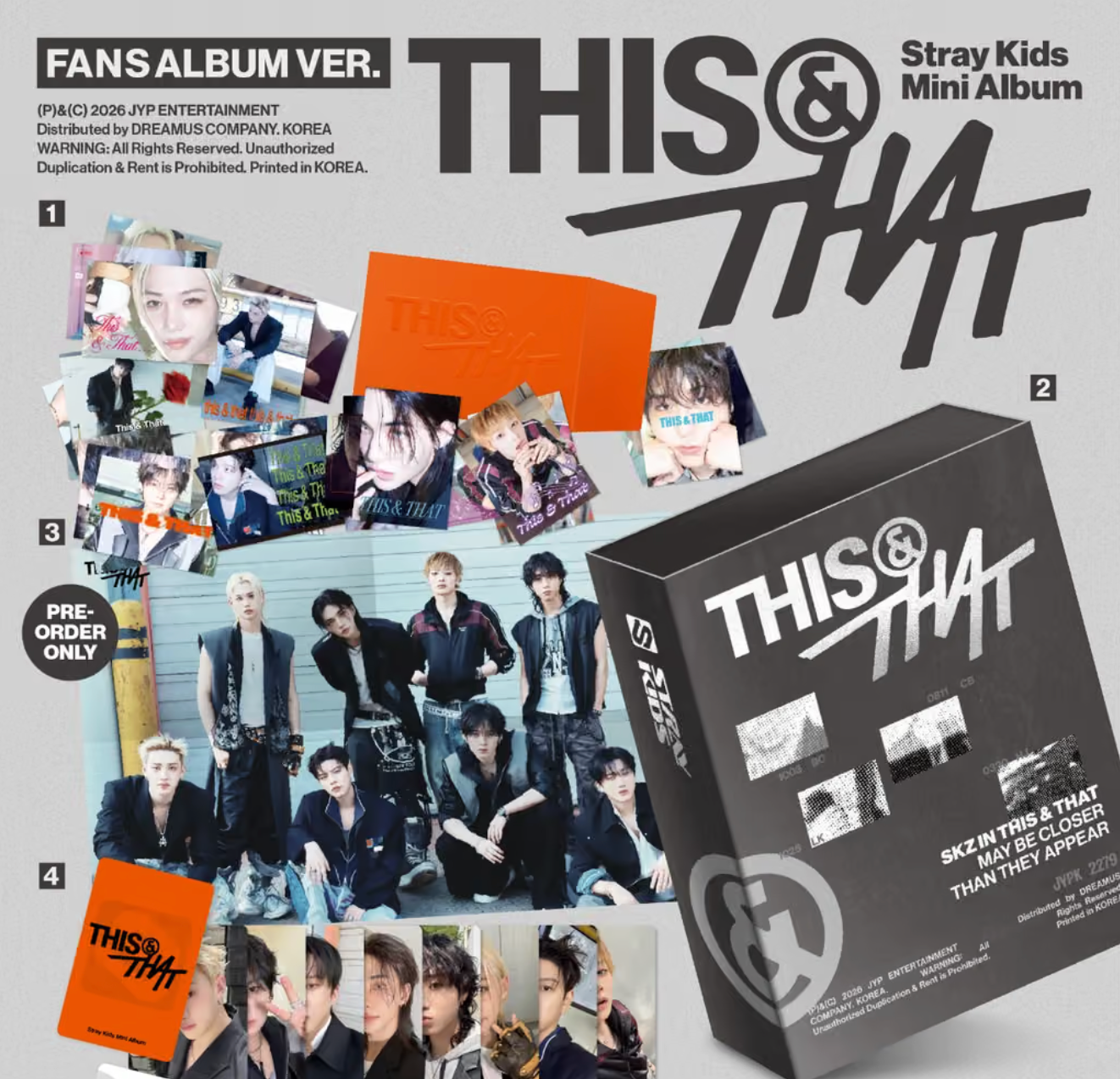 STRAY KIDS - THIS & THAT (FANS ALBUM VER.) + Soundwave Gift