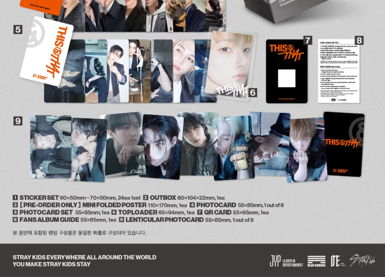 STRAY KIDS - THIS & THAT (FANS ALBUM VER.) + Soundwave Gift