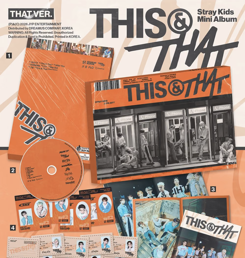 STRAY KIDS - THIS & THAT + Tower Record Gift