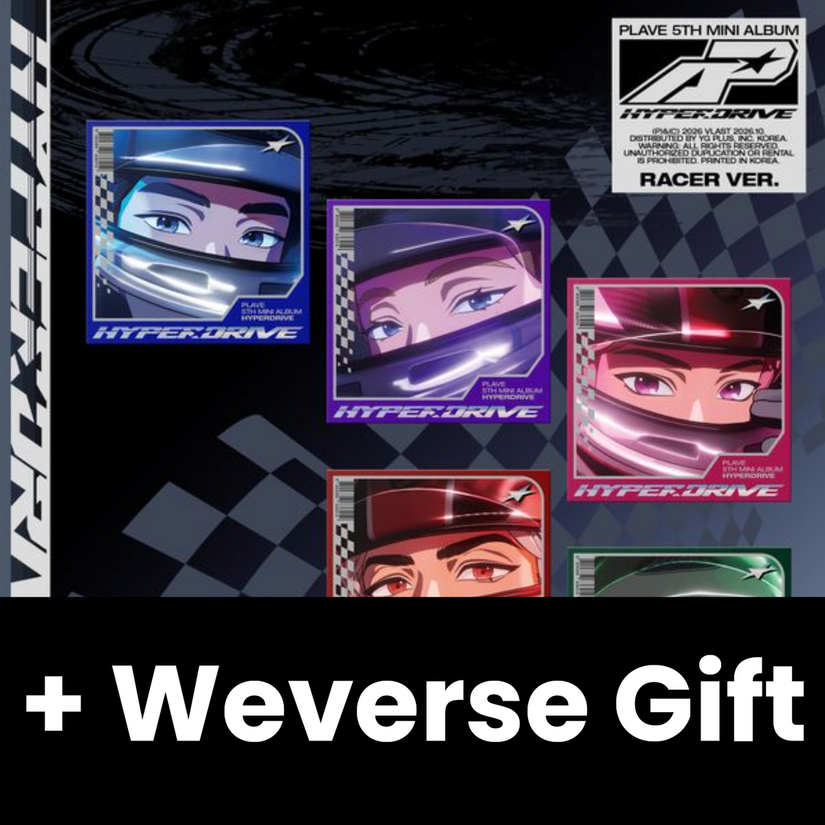 PLAVE - HYPERDRIVE (RACER VER.) + Weverse Gift