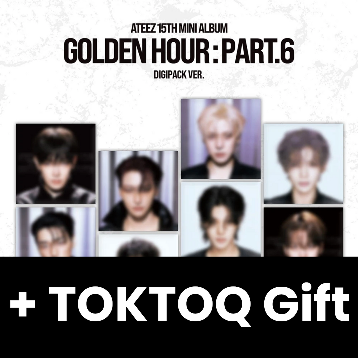 ATEEZ - GOLDEN HOUR : PART.6 SET + TOKTOQ Gift