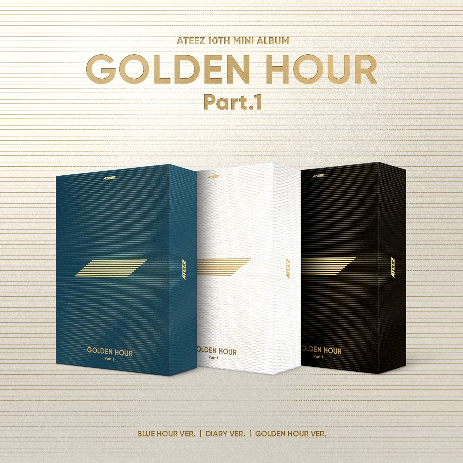 ATEEZ - GOLDEN HOUR : PART 1 (10TH MINI ALBUM)