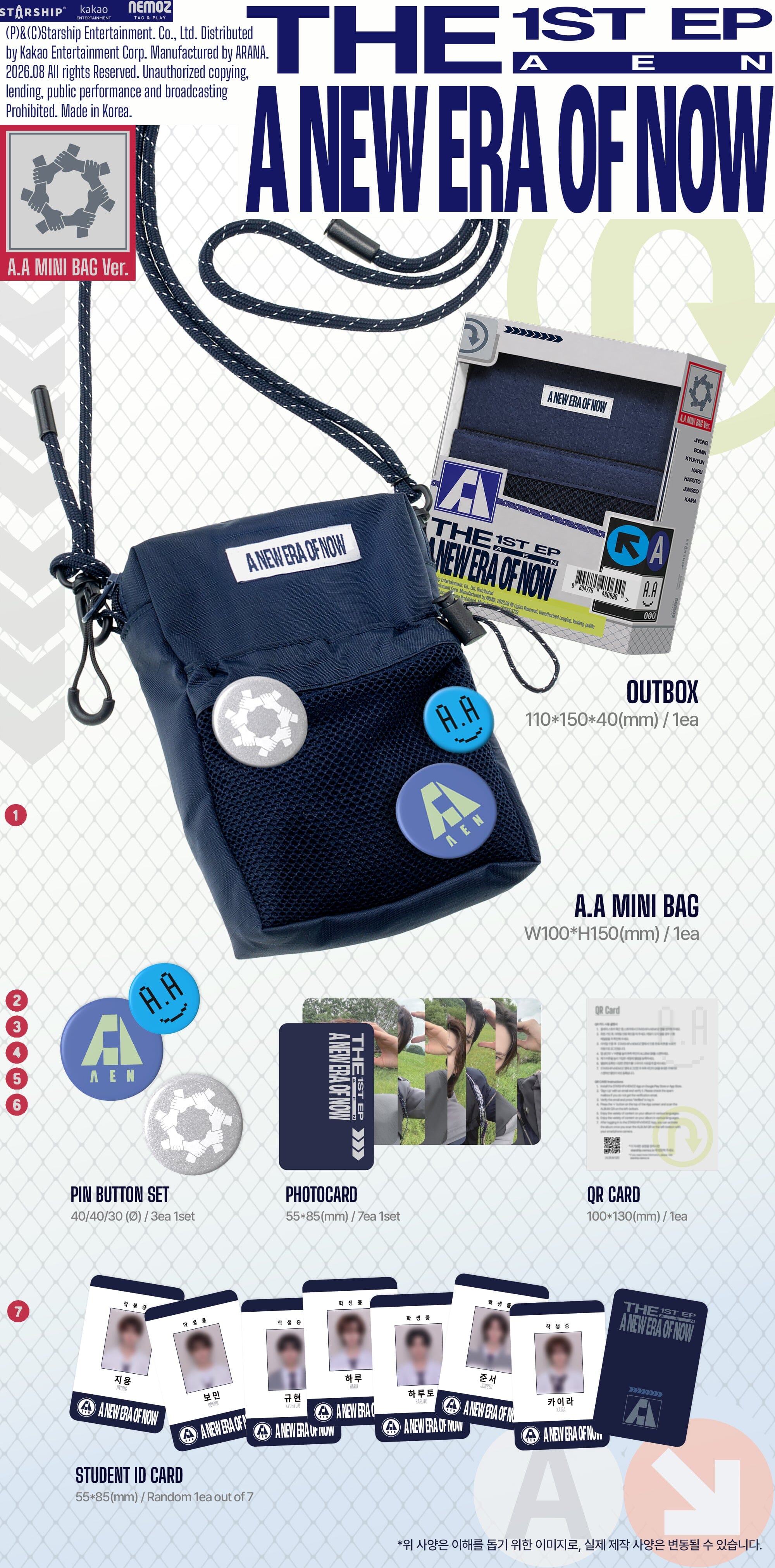 AEN - A NEW ERA OF NOW (A.A MINI BAG VER.) Nolae
