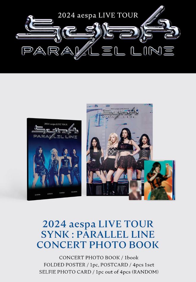 AESPA - CONCERT PHOTO BOOK (2024 AESPA LIVE TOUR ‘SYNK : PARALLEL LINE’) Nolae