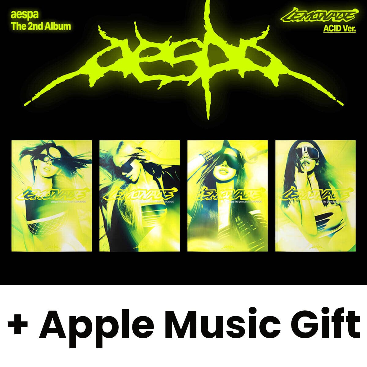 AESPA - LEMONADE (ACID VER.) + Apple Music Gift Nolae