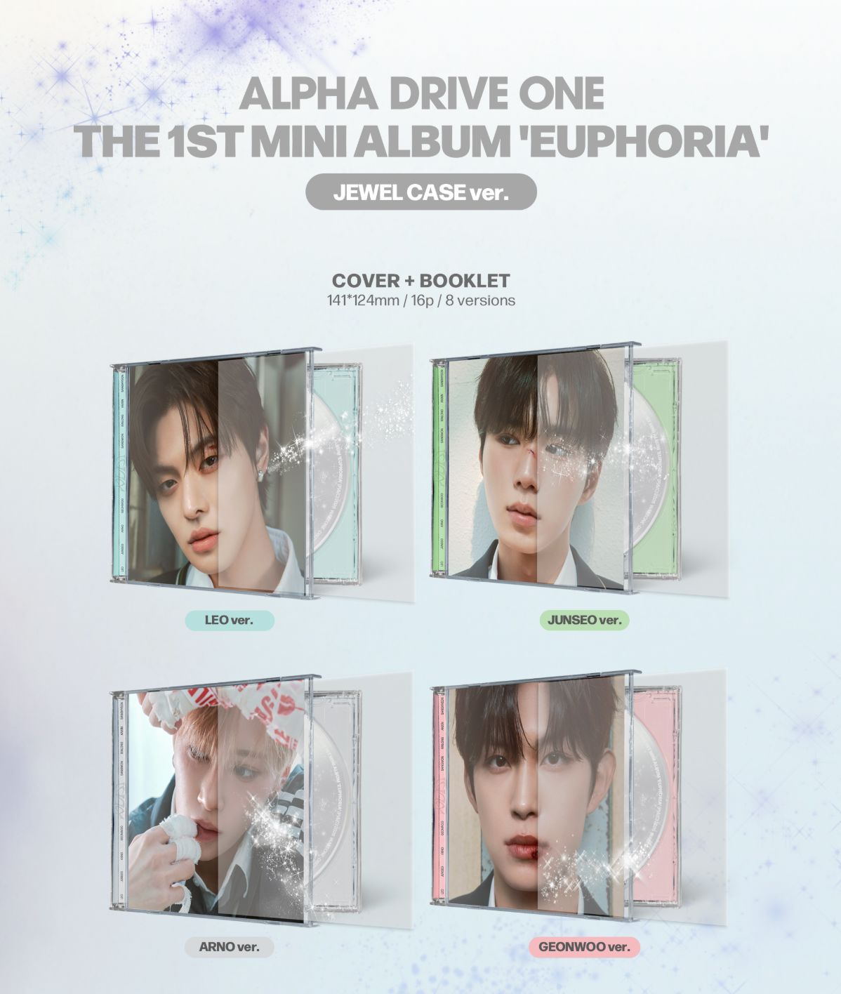 ALPHA DRIVE ONE - EUPHORIA (JEWEL CASE VER.) + SOUNDWAVE PHOTOCARD Nolae