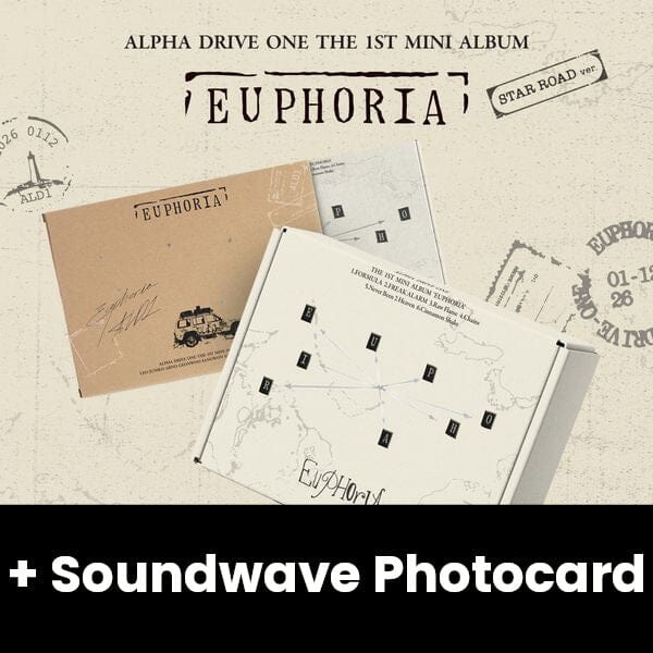 ALPHA DRIVE ONE - EUPHORIA (STAR ROAD VER.) + SOUNDWAVE PHOTOCARD Nolae